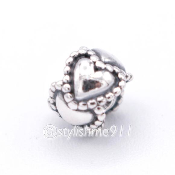 Authentic PANDORA Everlasting Love Charm - 790448 - Picture 8 of 9